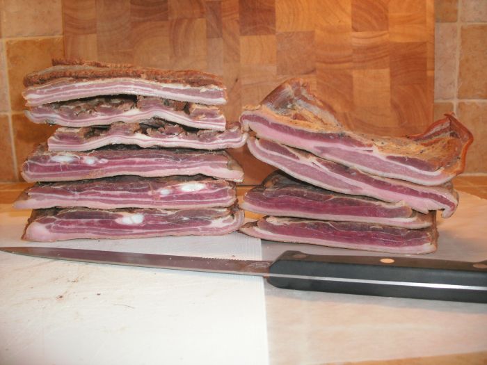 Finished bacon