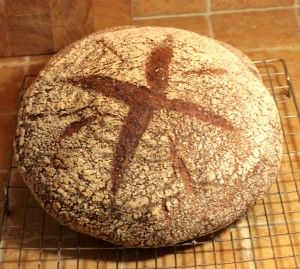 Miche made with wholemeal and swiss dark flour