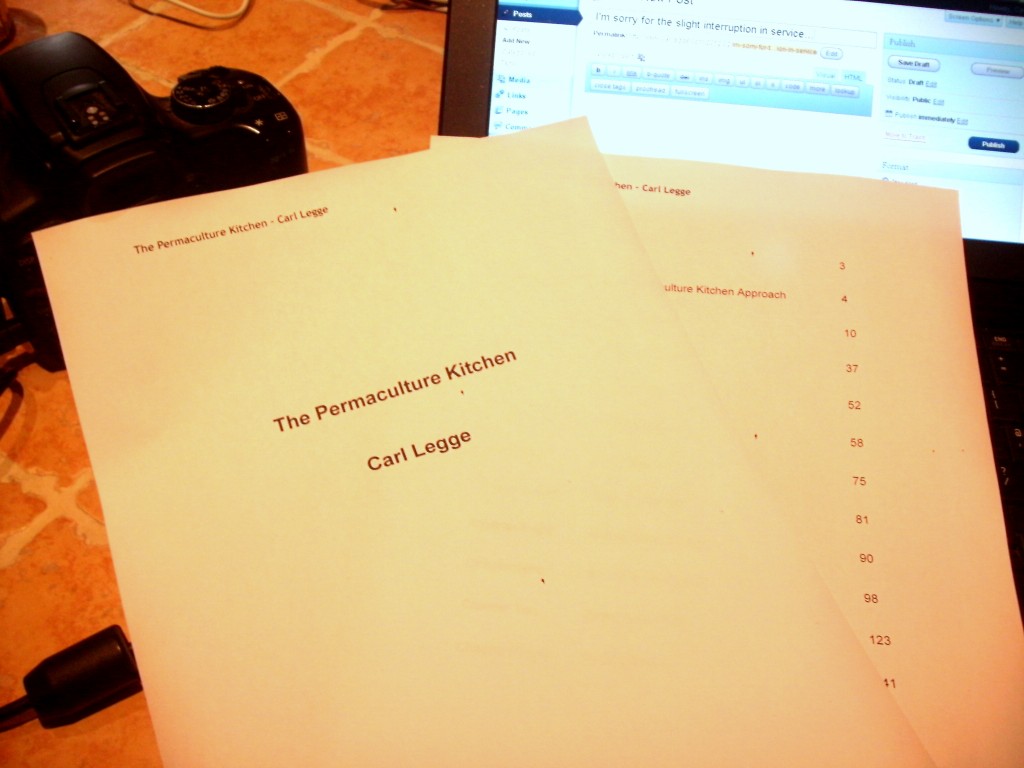 The Permaculture Kitchen by Carl Legge - draft manuscript