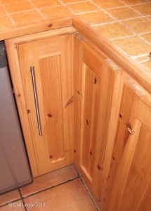 Hand made kitchen cupboard