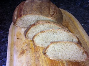 Cider barm sourdough - crumb shot