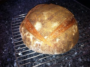 Beautiful cider barm sourdough bread